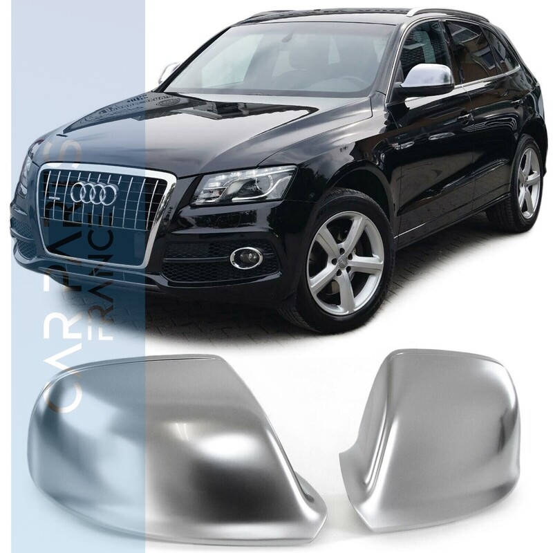 Coques de rétroviseur Sport Look pour Audi Q5 8R à partir de 2008 + Q7 4L 2009 - 2015