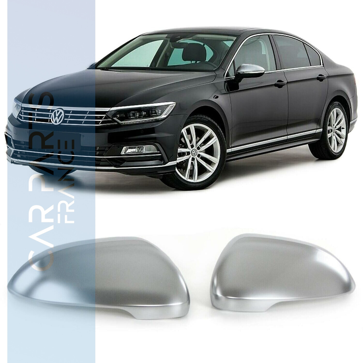 Coques de rétroviseur Sport Look pour Volkswagen Passat B8 3G à partir de 2014