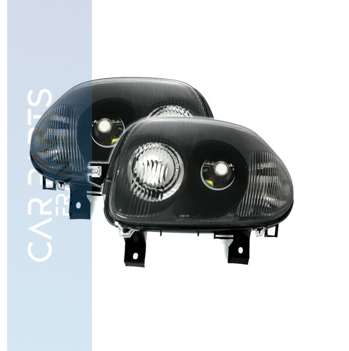 Paire de phares Angel Eyes avant pour Renault Clio 2 1998 - 2001
