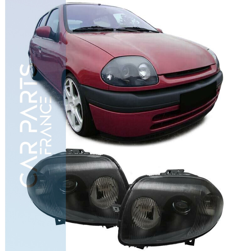 Paire de phares avant pour Renault Clio 1998 - 2001