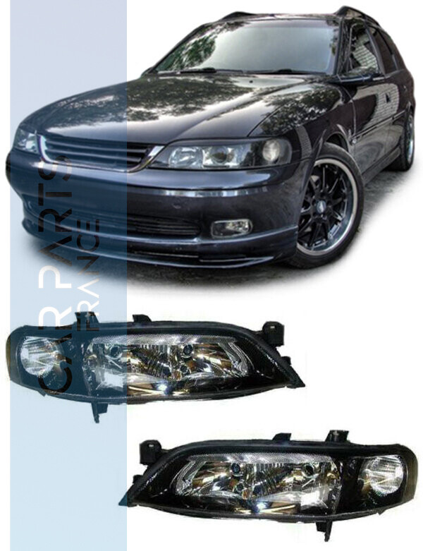 Paire de phares avant pour Opel Vectra B 1999 - 2002