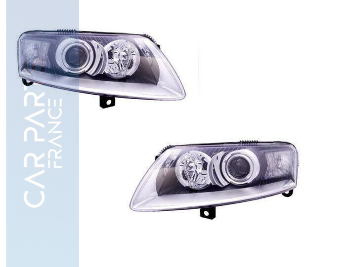 Paire de phares avant pour Audi A6 C6 2005 - 2008