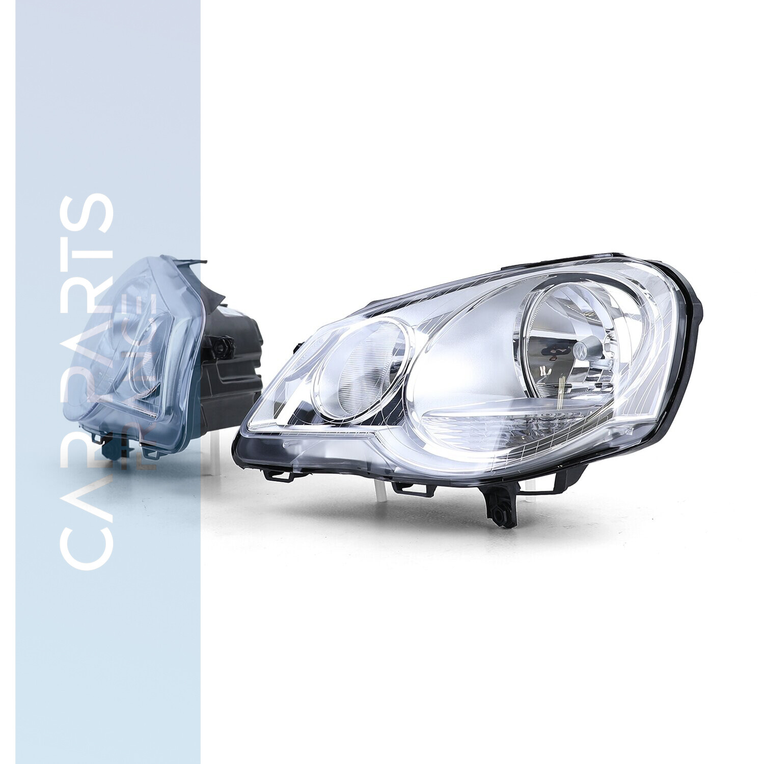 Paire de phares avant pour Volkswagen Polo 9N3 2005 - 2009