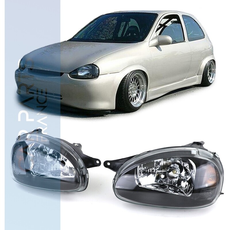 Paire de phares avant pour Opel Corsa B 1993 - 2000