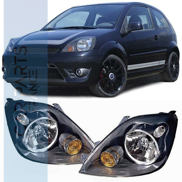 Paire de phares avant pour Ford Fiesta 2005 - 2008