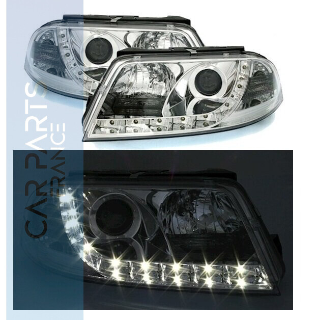 Paire de phares Devil Eyes avant pour Volkswagen Passat 3BG 2000 - 2005