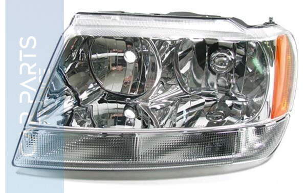 Phare avant gauche pour Jeep Grand Cherokee 1999 - 2005
