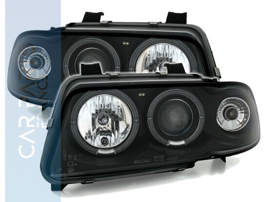Paire de phares avant Angel Eyes pour Audi A4 B5 1994 - 1999