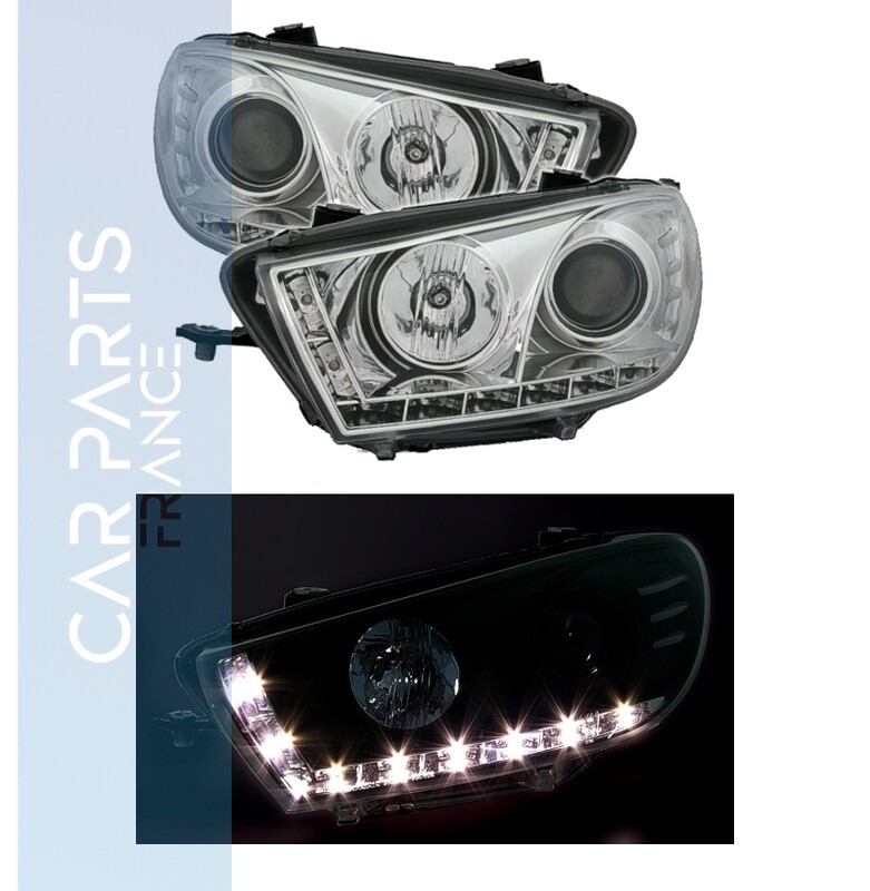 Paire de phares Devil Eyes avant pour Volkswagen Scirocco à partir de 2008