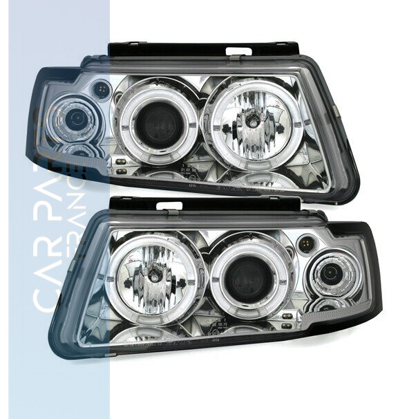Paire de phares Angel Eyes avant pour Volkswagen Passat 3B 1996 - 2000