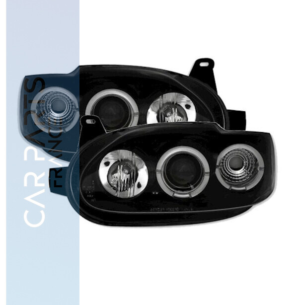 Paire de phares avant Angel Eyes pour Ford Escort VII 1995 - 2000