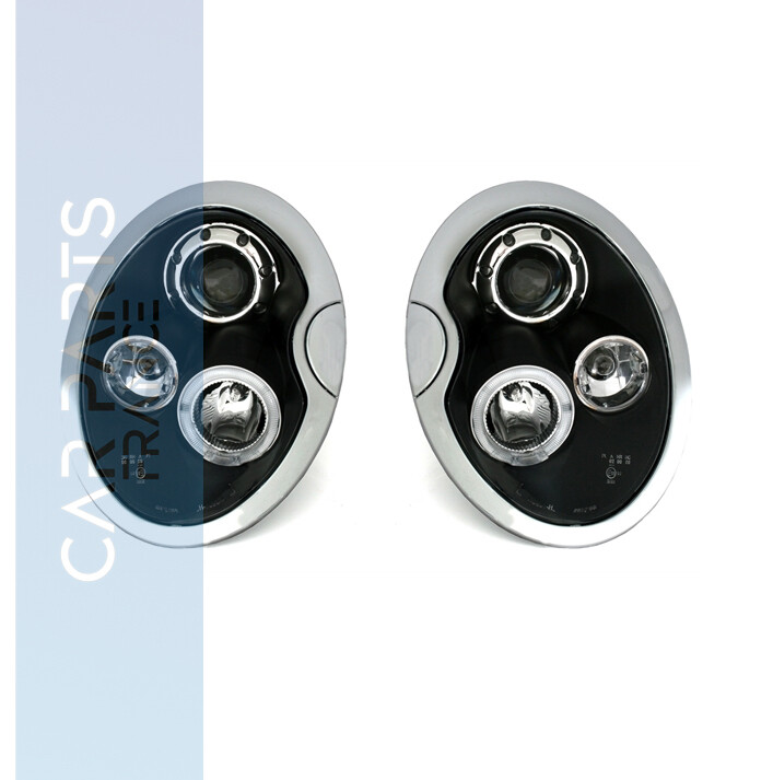 Paire de phares avant à LED pour Mini Cooper R50 R52 R53 2001 - 2006