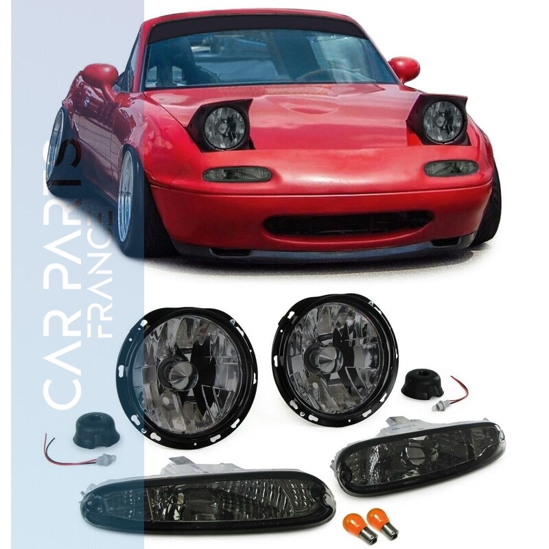 Paire de phares avant pour Mazda MX5 NA 1990 - 1998
