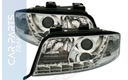 Paire de phares avant Devil Eyes pour Audi A6 C5 2001 - 2004