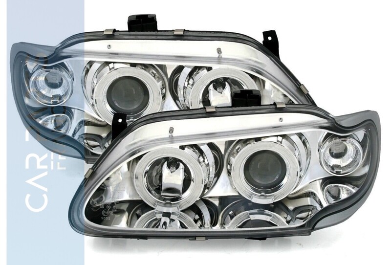 Paire de phares Angel Eyes avant pour Renault Megane 1 1996 - 1999