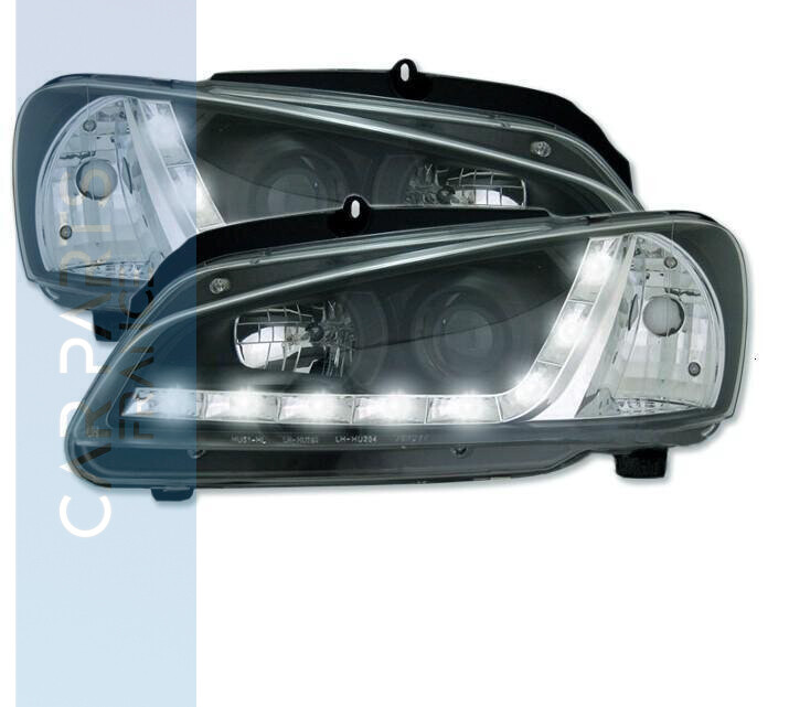 Paire de phares Devil Eyes avant pour Peugeot 106 1996 - 2003