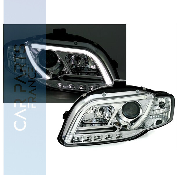 Paire de phares avant à LED pour Audi A4 B7 2004 - 2007