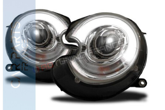Paire de phares avant à LED pour Mini Cooper R55 R56 R57 2006 - 2010