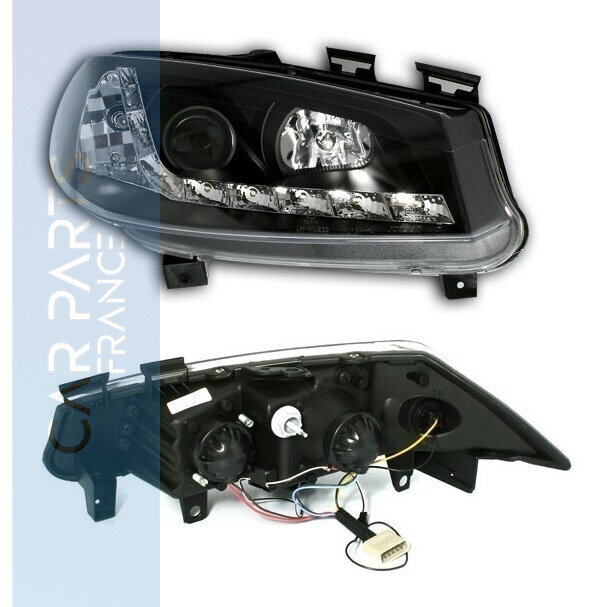Paire de phares Devil Eyes avant pour Renault Megane 2 2002 - 2005