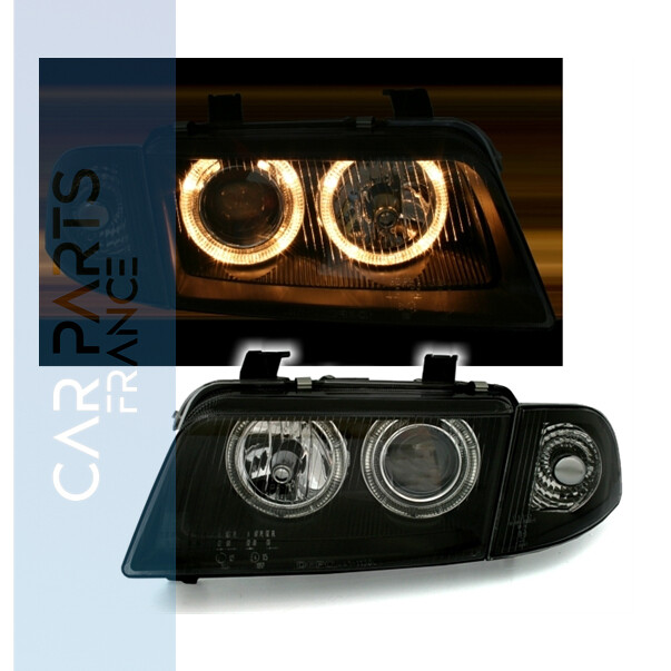 Paire de phares avant Angel Eyes pour Audi A4 B5 1994 - 1999