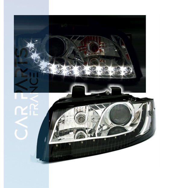 Paire de phares avant Devil Eyes pour Audi A4 B6 2000 - 2004