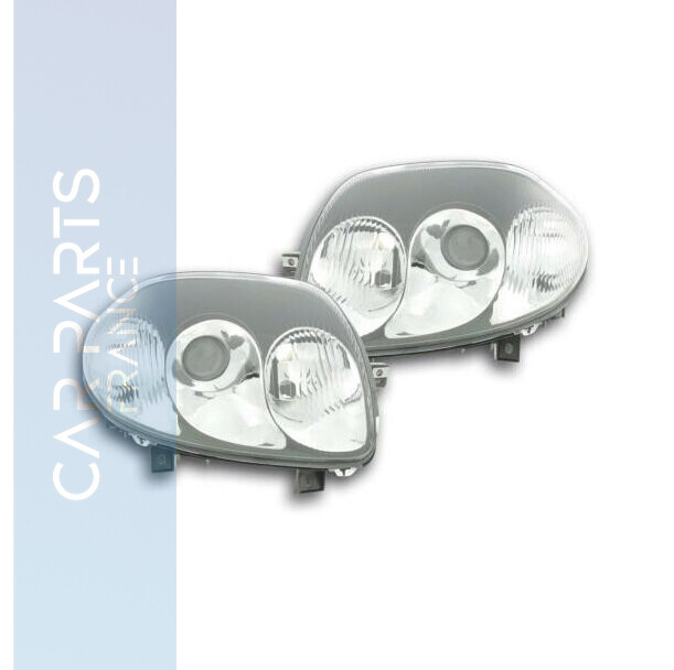 Paire de phares avant pour Renault Clio 2 1998 - 2001