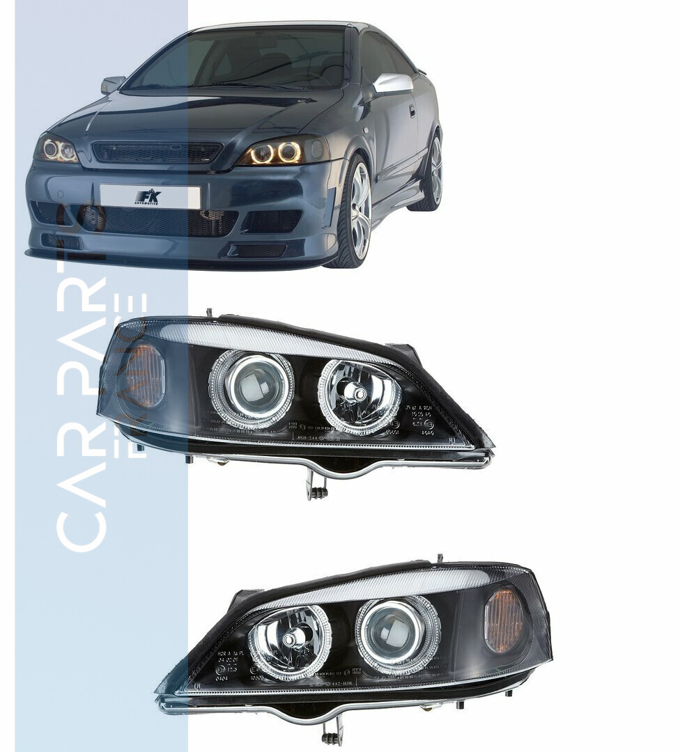 Paire de phares Angel Eyes avant pour Opel Astra G 1998  2005
