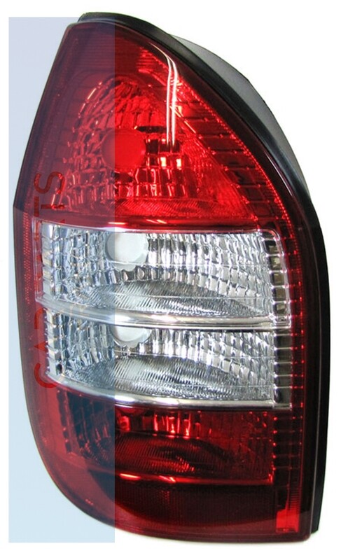 Feu arrière gauche rouge clair pour Opel Zafira 1999-2005