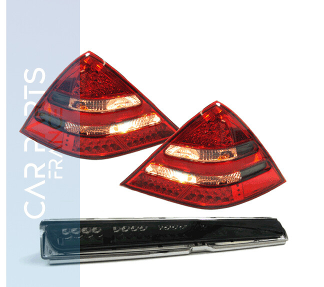 Paire de feux arrière à LED + 3 ème feu stop pour Mercedes SLK R170
