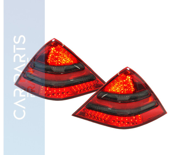 Paire de feux arrière à LED rouge noir pour Mercedes SLK R170 1996 - 2004