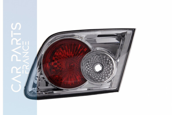 Feu arrière intérieur droit TYC chrome pour Mazda 6 berline à hayon 2005-2007