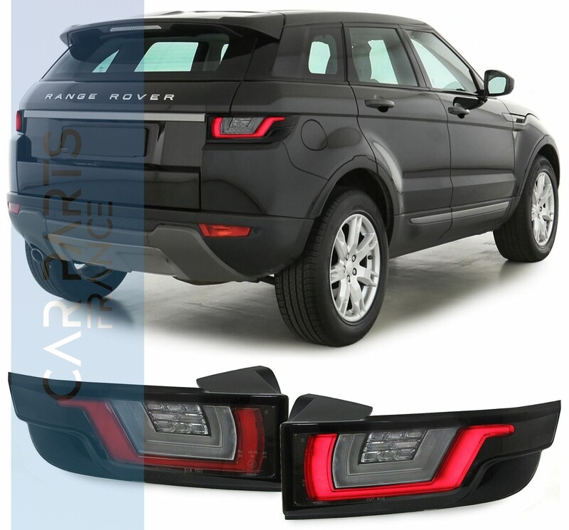 Paire de feux arrière à LED rouge clair avec clignotants dynamiques pour Range Rover Evoque LV à partir de 2011