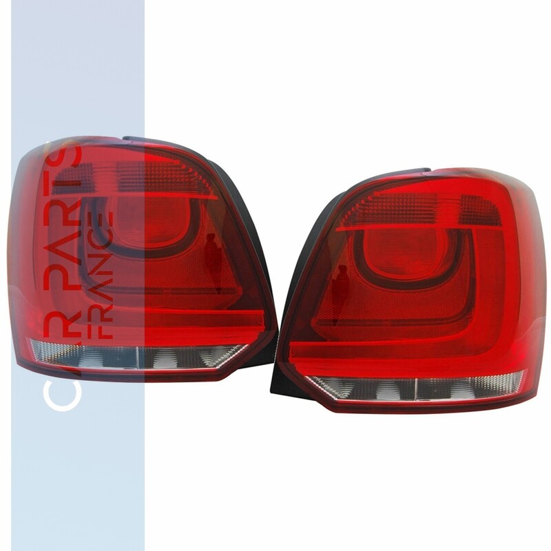Paire de feux arrière pour Volkswagen Polo 6R 2009 - 2014