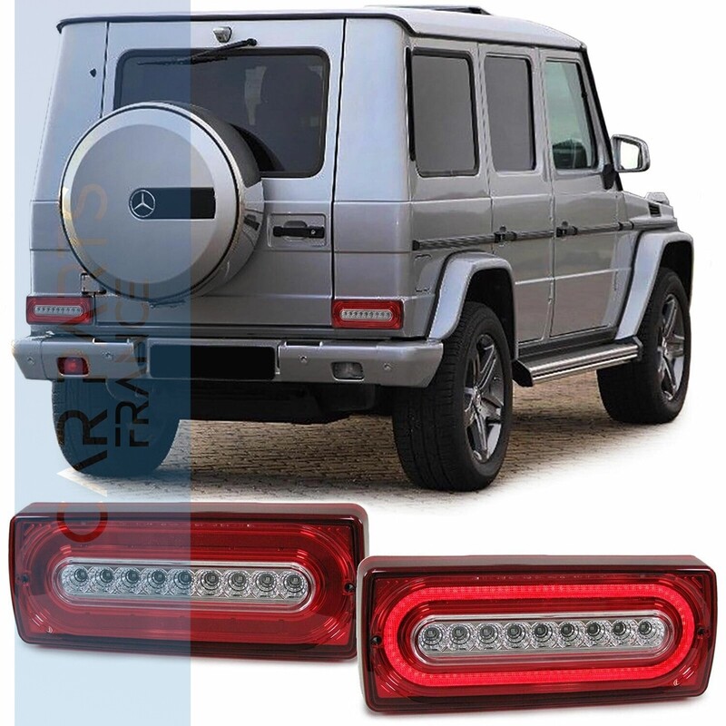 Paire de feux arrière à LED avec clignotants dynamiques pour Mercedes Classe G W463 1989 - 2016