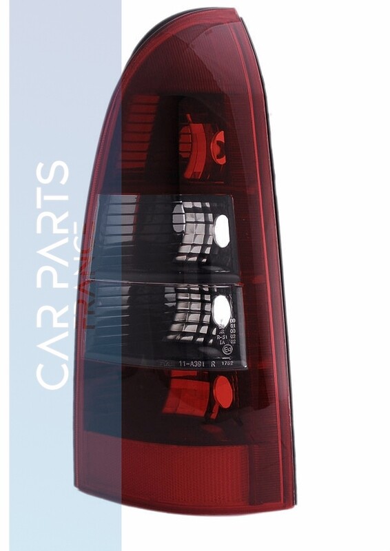 Feu arrière droit OPC fumé TYC pour Opel Astra G Caravan 1998-2005