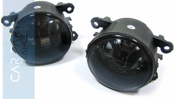 Paire de feux antibrouillard noir fumé pour Ford Fiesta Focus Transit Fusion