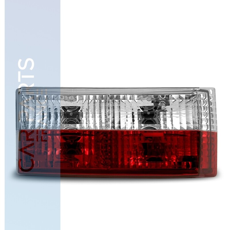 Paire de feux arrière rouge et blanc pour Volkswagen Golf 1 1974 - 1980 + Cabrio 1979 - 1993