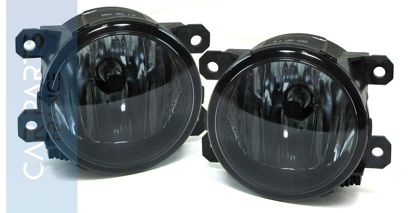 Paire de feux antibrouillard noir fumé pour Peugeot 108308 Citroen C4 DS4 C1