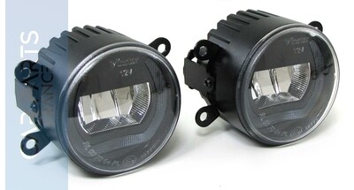 Paire de feux antibrouillard à LED noir pour Ford C Max + Fiesta IV + Fusion