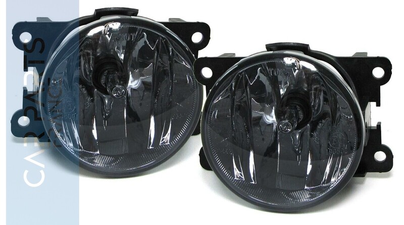 Paire de feux antibrouillard noir fumé pour Citroen C3 Picasso C4 Cactus Peugeot 208