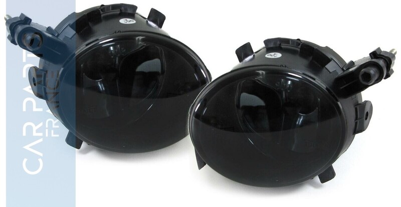 Paire de feux antibrouillard noir fumé pour Seat Leon 1P Altea 5P Ibiza 6J