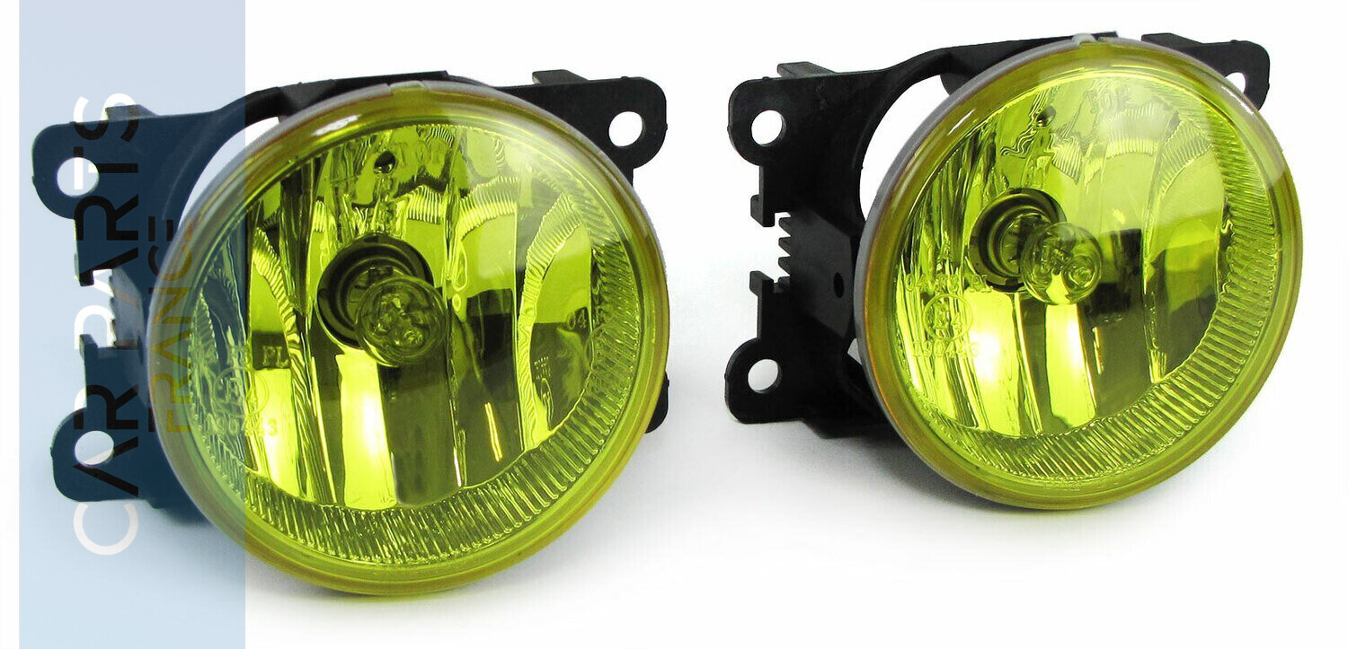 Paire de feux antibrouillard jaune pour Peugeot 206+ T3E 207 CC WD3008 5008