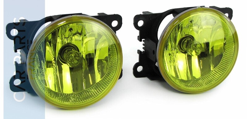 Paire de feux antibrouillard jaune pour Peugeot 206+ T3E 207 CC WD3008 5008