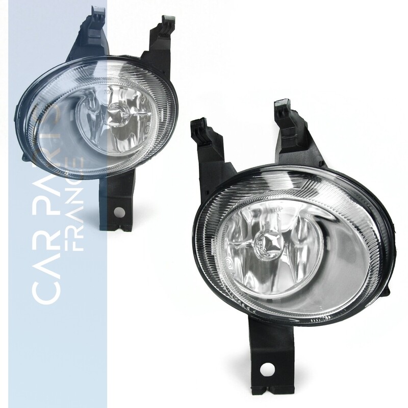 Paire de feux antibrouillard pour Peugeot 206 1998 - 2005
