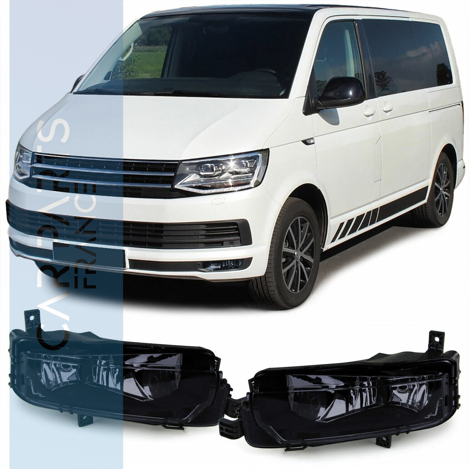 Paire de feux antibrouillard pour Volkswagen T6 Multivan à partir de 2015