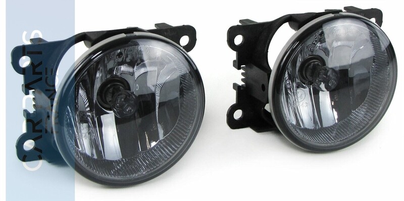 Paire de feux antibrouillard noir fumé pour Citroen C3 A51 SX Picasso DS3