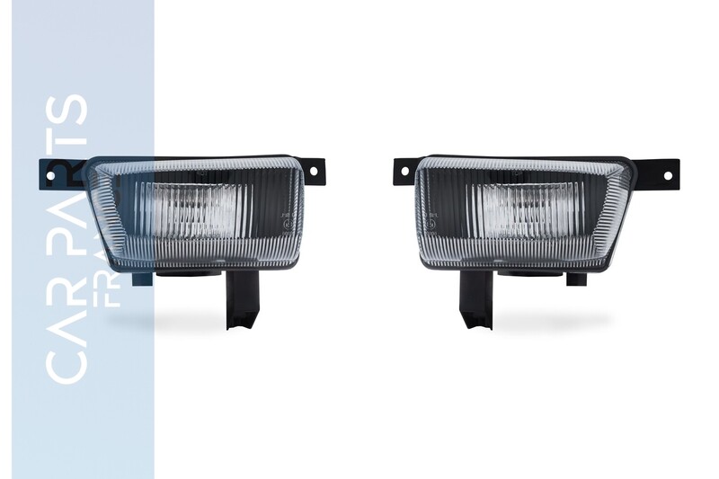 Paire de feux antibrouillard noir fumé pour Opel Astra G 1998 - 2009