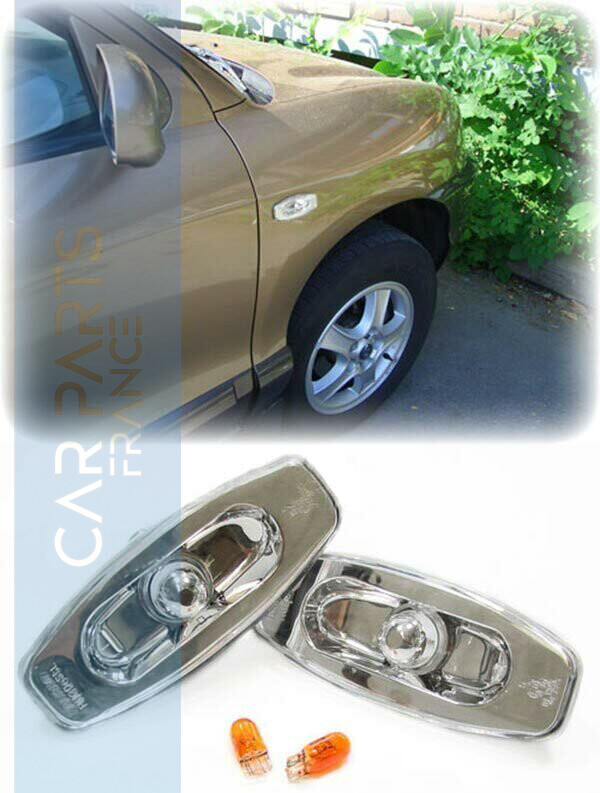 Paire de clignotants latéraux pour Hyundai Santa Fe 2000 - 2006