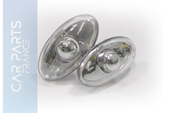 Paire de clignotants latéraux pour Peugeot 107 206 SW 307 407 607
