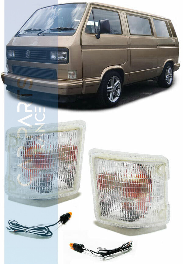 Paire de clignotants pour Volkswagen Transporter T2 T3 1979 - 1992